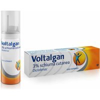 Voltalgan Antinfiammatorio Schiuma Cutanea 3% Diclofenac Distorsioni Strappi Muscolari, 50ml