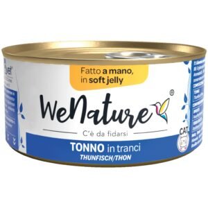 Wenature Gatto Lattina In Jelly Adulto Tonno In Tranci 85 Gr
