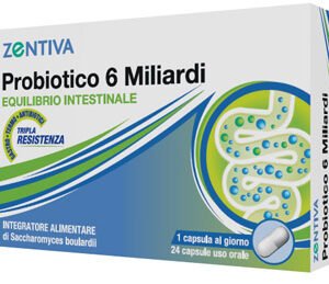 Zentiva probiotico 6 miliardi 24 capsule vegetali