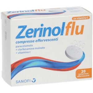 Zerinolflu Effervescente Analgesico e Antipiretico 20 Compresse Effervescenti