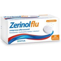Zerinolflu Influenza e Raffreddore, 12 Compresse Effervescenti