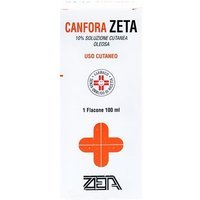 Zeta Canfora 10% Soluzione Cutanea Oleosa Rubefacente e Analgesico, 100ml