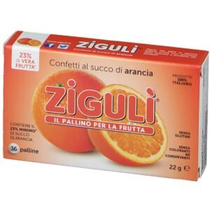 Zigulì Arancia Blister 36 Palline 22 g