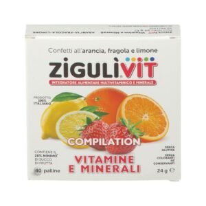 Zigulì Vit Compilation Vitamine e Minerali Arancia Fragola Limone 40 Palline