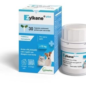 Zylkene plus cani/gatti 10 kg 30 capsule