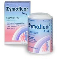 Zymafluor 1mg Sodio Fluoruro Prevenzione Carie dai 4 Anni, 100 Compresse