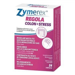 Zymerex Regola Integratore Colon e Stress 24 Compresse